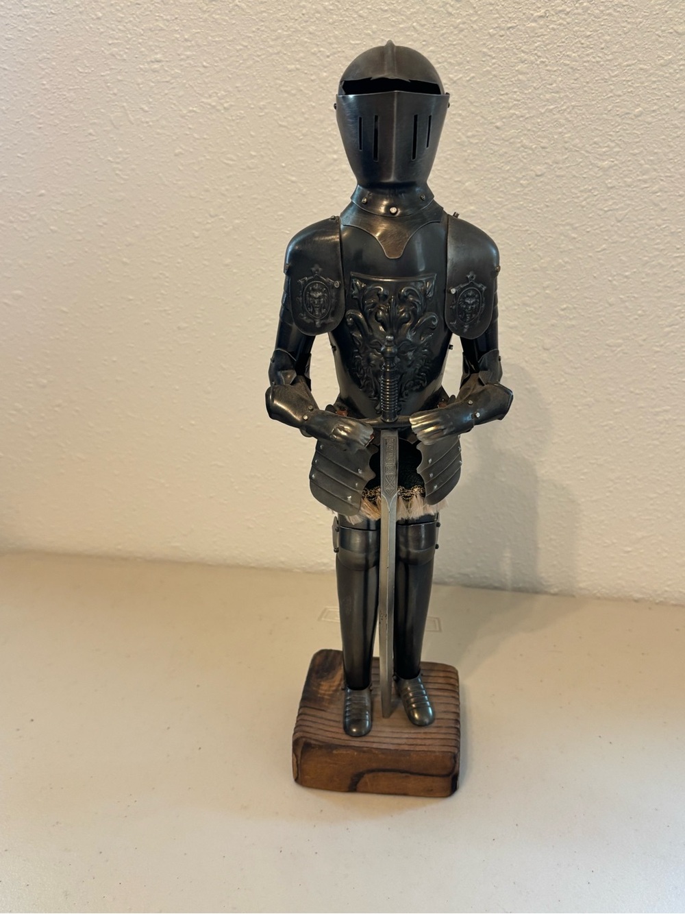 Vintage Toledo/Spain Decorative Medieval Knight Armor Figurine
